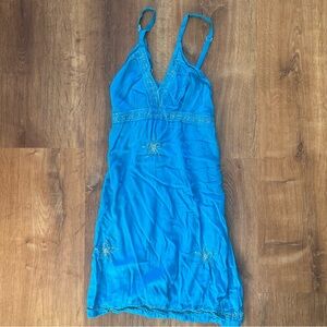 Y2K Mama Mia blue sundress!